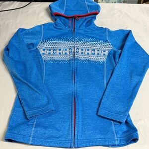 ⭐️ Helly Hansen - Blue and Red Fleece Jacket.